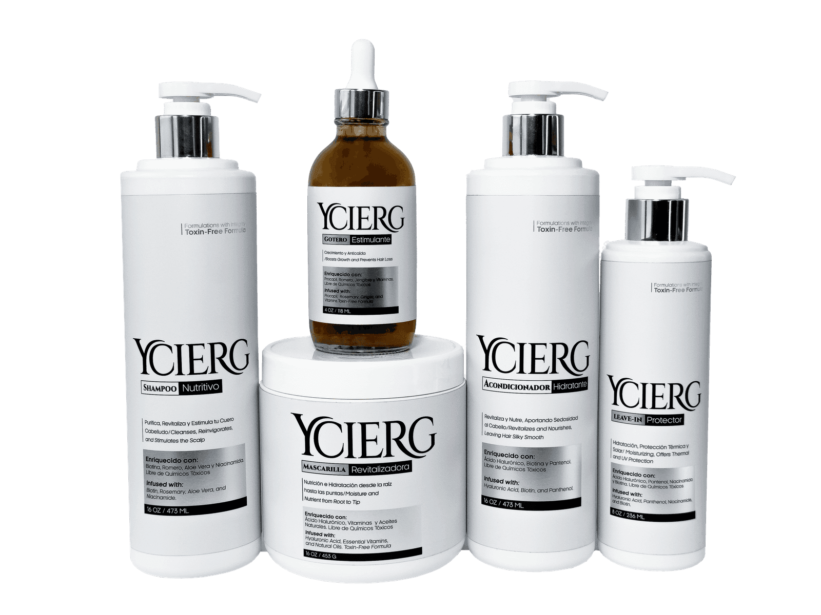 Kit Completo YCIERG - Crecimiento y Reparación Capilar